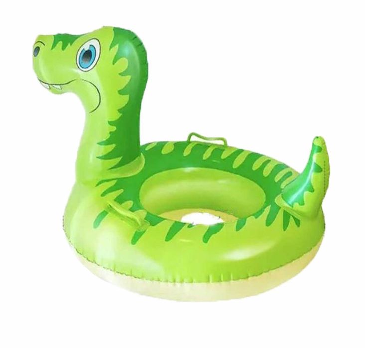 KOŁO DMUCHANE DLA DZIECI DO PŁYWANIA basen ponton dinozaur smok