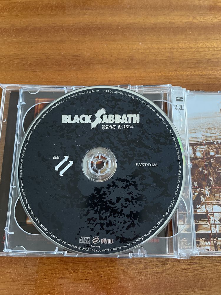 Black Sabbath Past Lives album 2CD