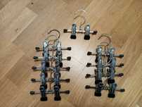 10 x Wieszak do spodni metal 12 cm NOWE