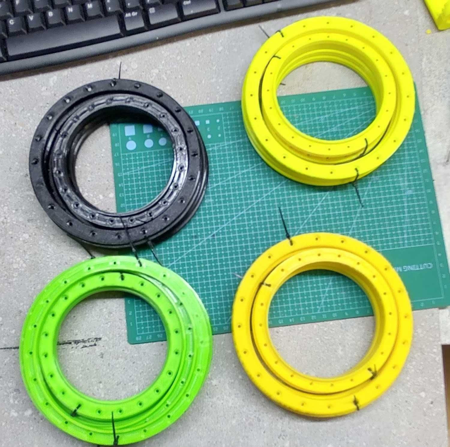 Opcjonalne Pierścienie do kół Proline z Felgami Pro-Loc 4.3”