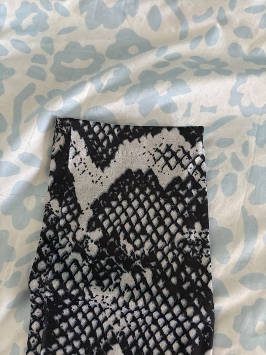 Wężowe legginsy S wężowa skórka Lidl Esmara Shein Temu Aliexpress