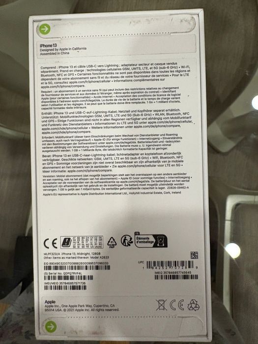 iPhone 13 128GB midnight