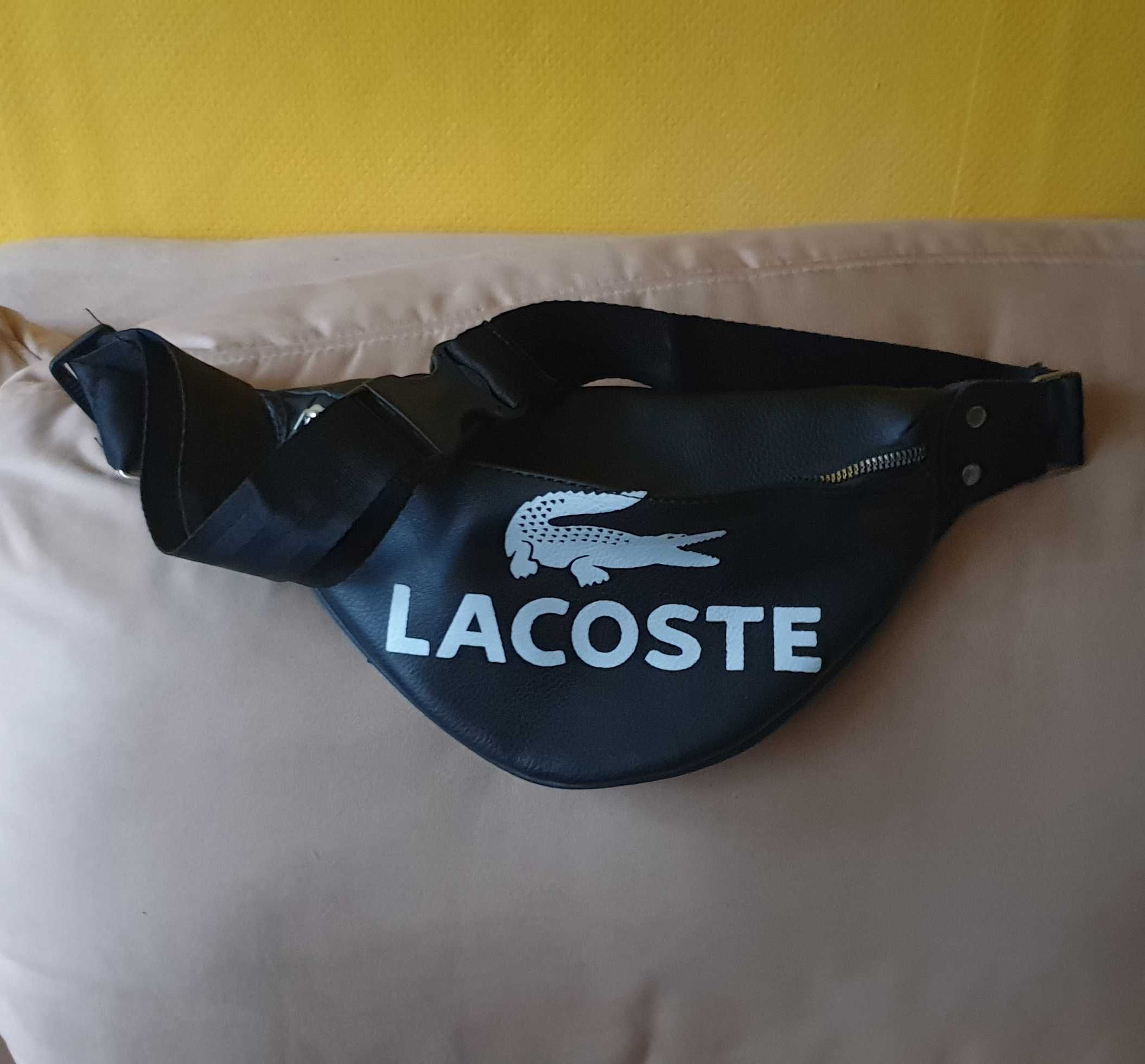 Nerka saszetka skórzana Lacoste Nowa