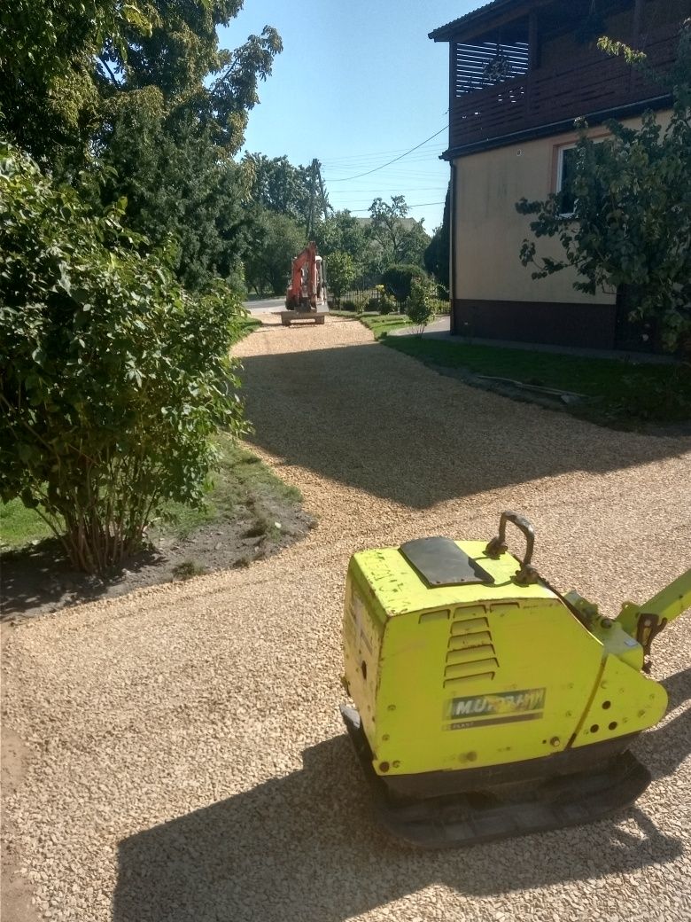 Usługi transportowe brukarstwo podbudowa wynajem sprzetu