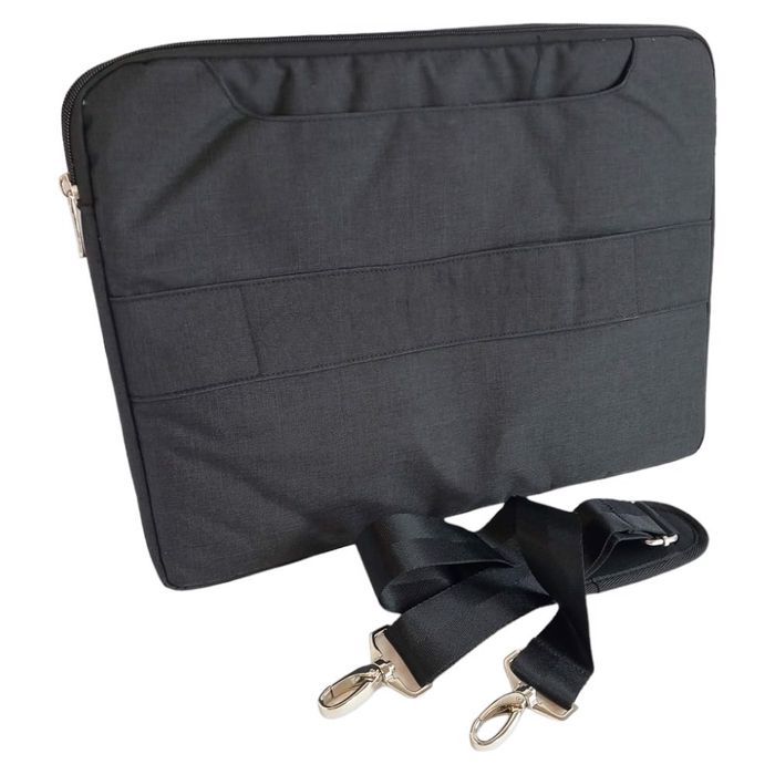 torba na laptop 15,6" z uchwytem i paskiem czarna
