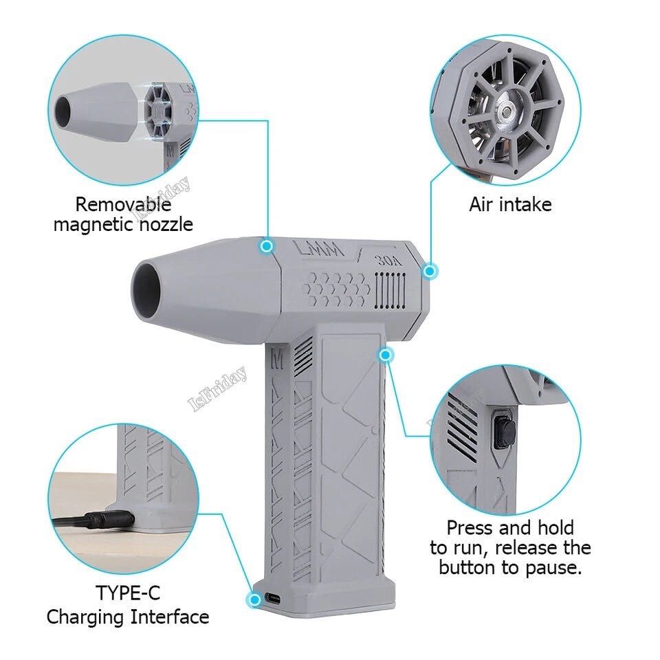 Турбовентилятор Turbo fan LMM 30A 200W повітродувка