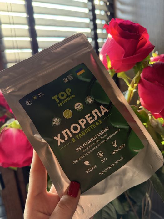 Хлорела в таблетках - 500 г  та 100г