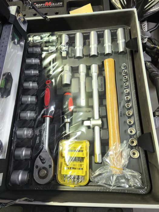 Mala de ferramentas alumínio completa para qualquer tipo de trabalho