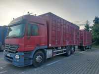 Mercedes Actros 2544 ciężarówka do przewozu zwierząt