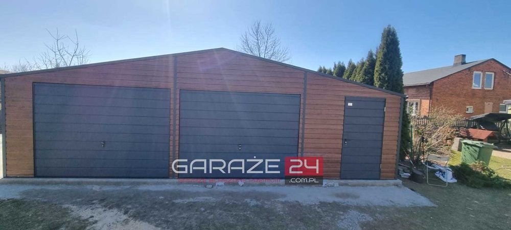 Garaż blaszany 9x6m*PRODUCENT* profil*WYBIERZ JAKOŚĆ* całe ŁÓDZKIE*