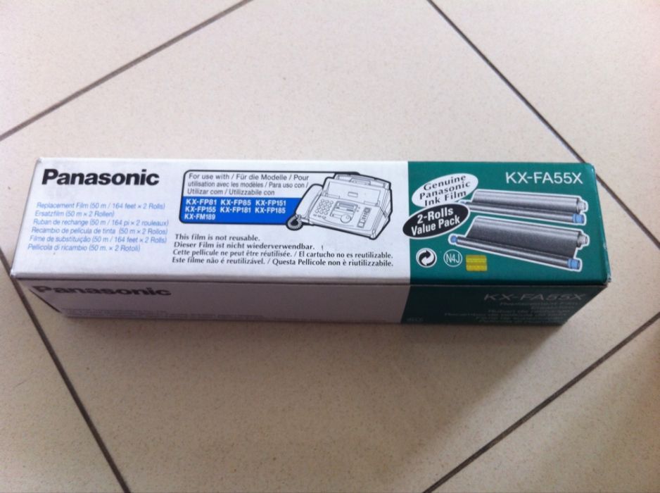 rolo para fax Panasonic KX-FA55X