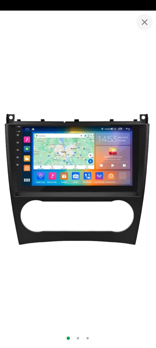 64 Gb Mercedes-Benz C-Class 2000-2007 CarPlay 4G Штатна магнітола
Benz