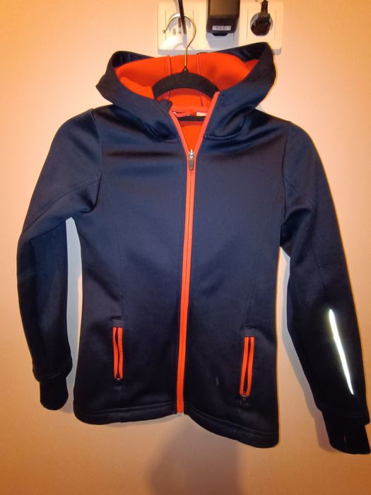Bluza Kurtka Softshell Crivit 134-140 cm Jesień Z Kapturem