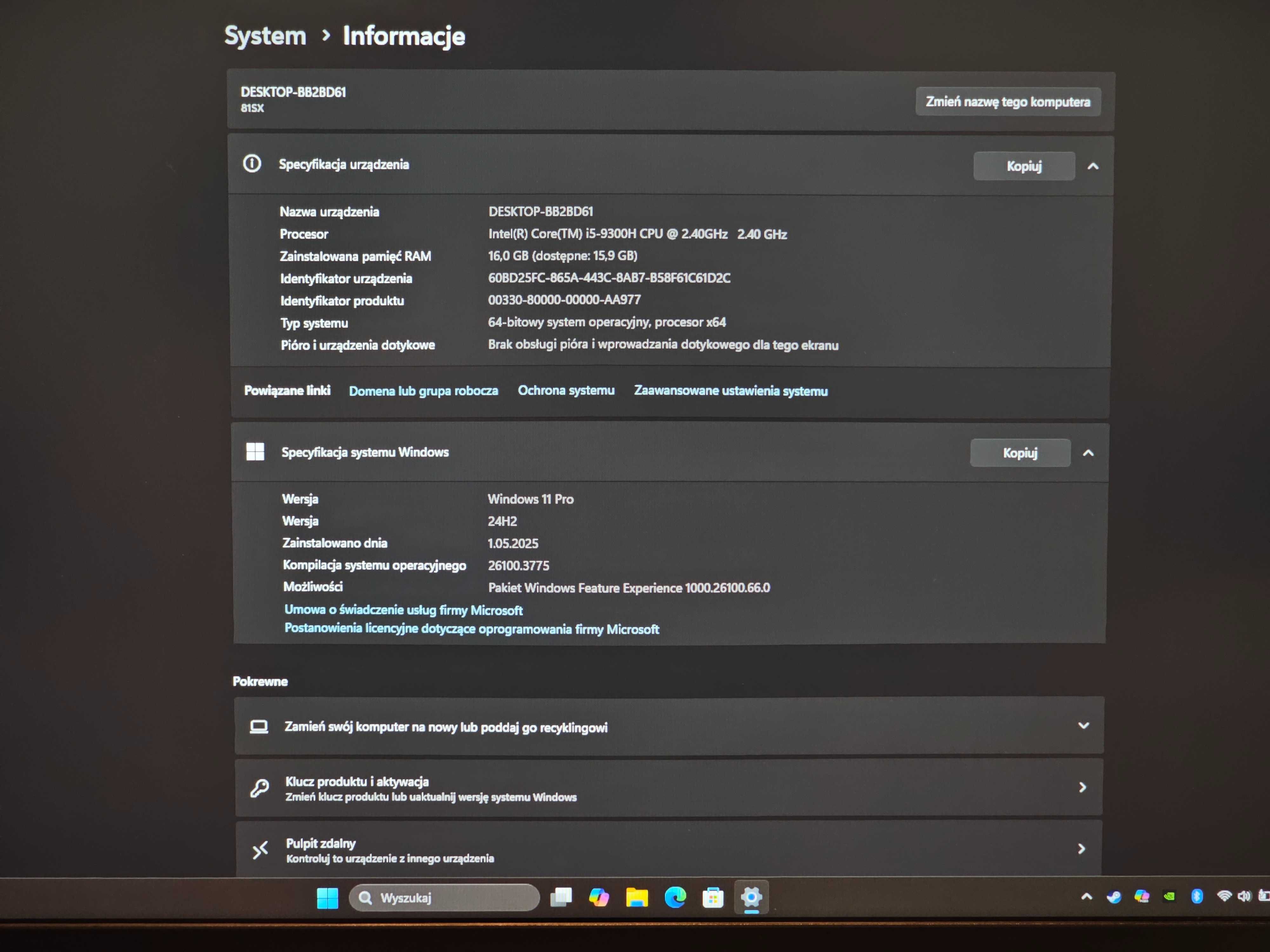 Lenovo Legion 15,6" i5-9300H/16Gb DDR4/500Gb NVMe/GeForce 1660 Ti 6Gb