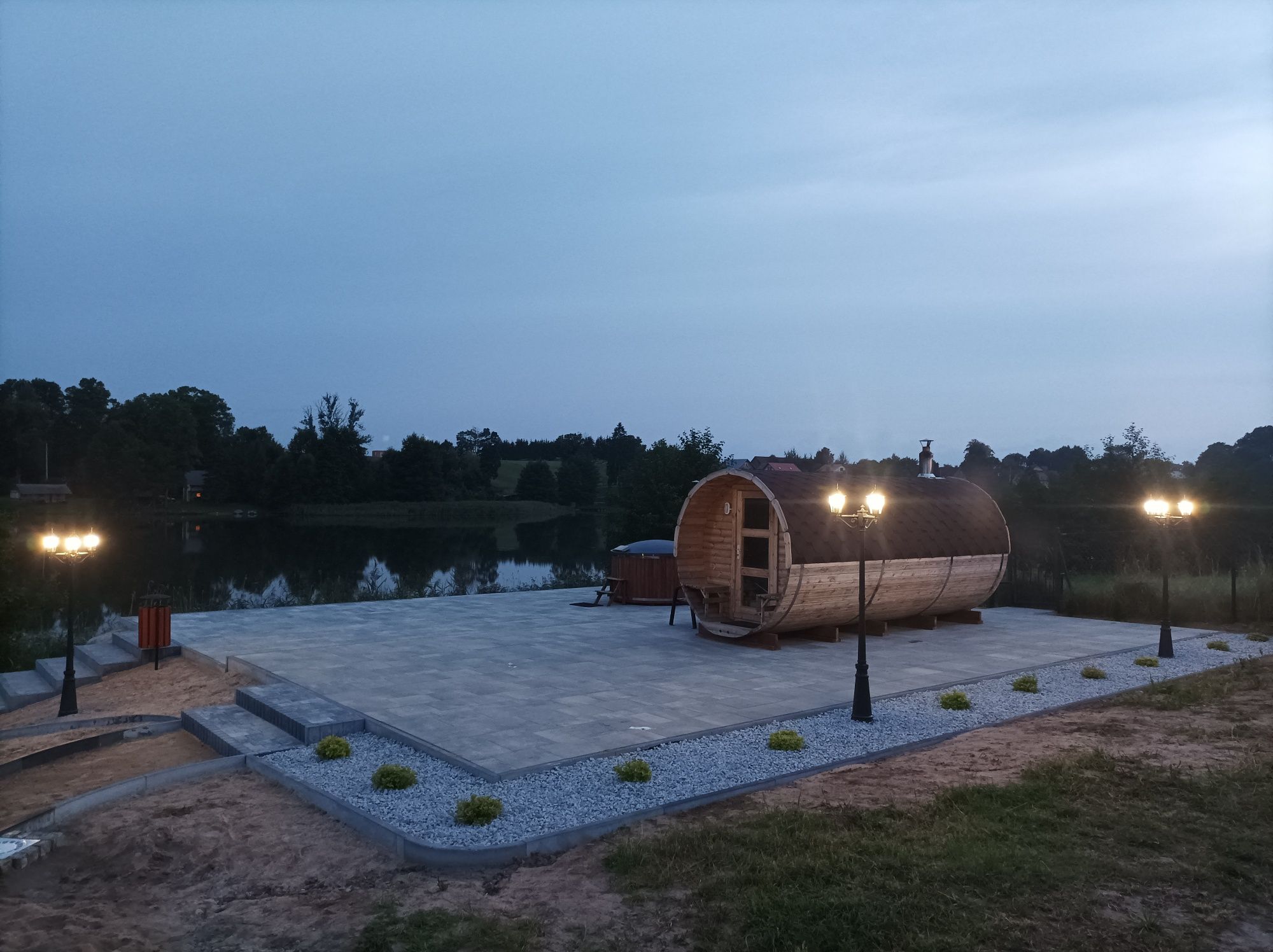 Sauna/Bania/Jacuzzi "Sielanka Mazurska"/Domki nad jeziorem