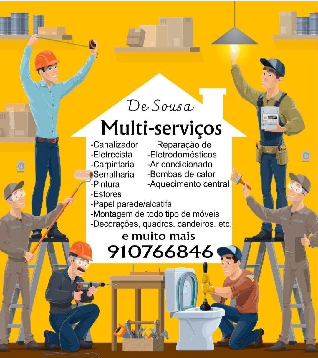 Serviços rápidos ao domicílio