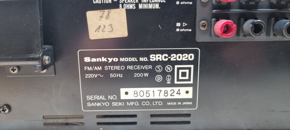 Amplituner SANKYO src-2020. Japan