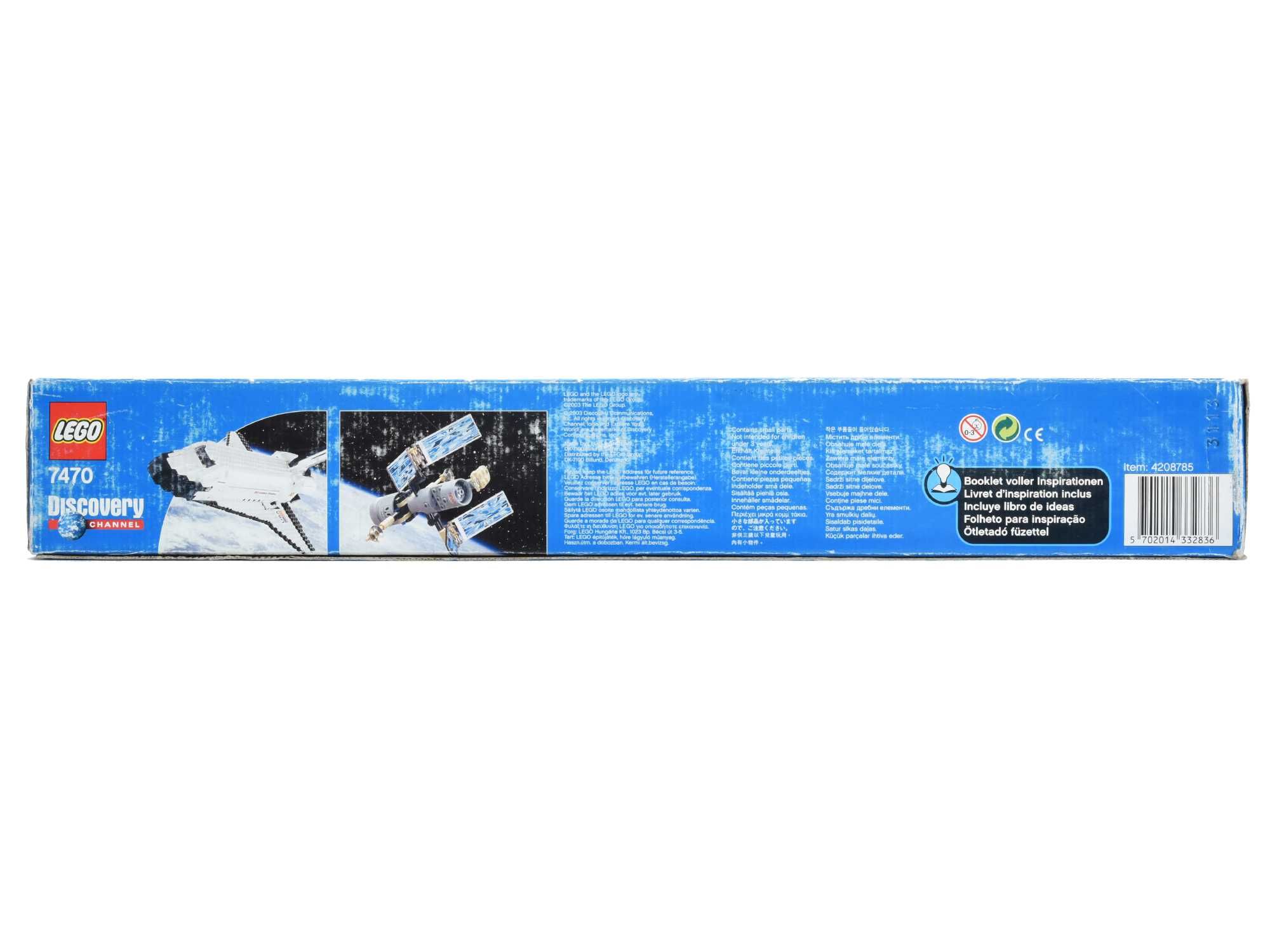 LEGO 7470 Wahadłowiec Discovery i Teleskop Kosmiczny Hubble'a 2003