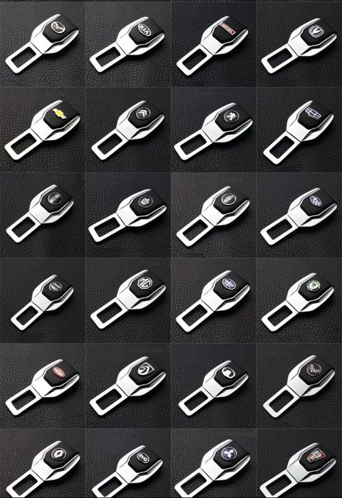 Заглушка ремня безпеки з логотипами марки авто BMW, AUDI, MERSEDES