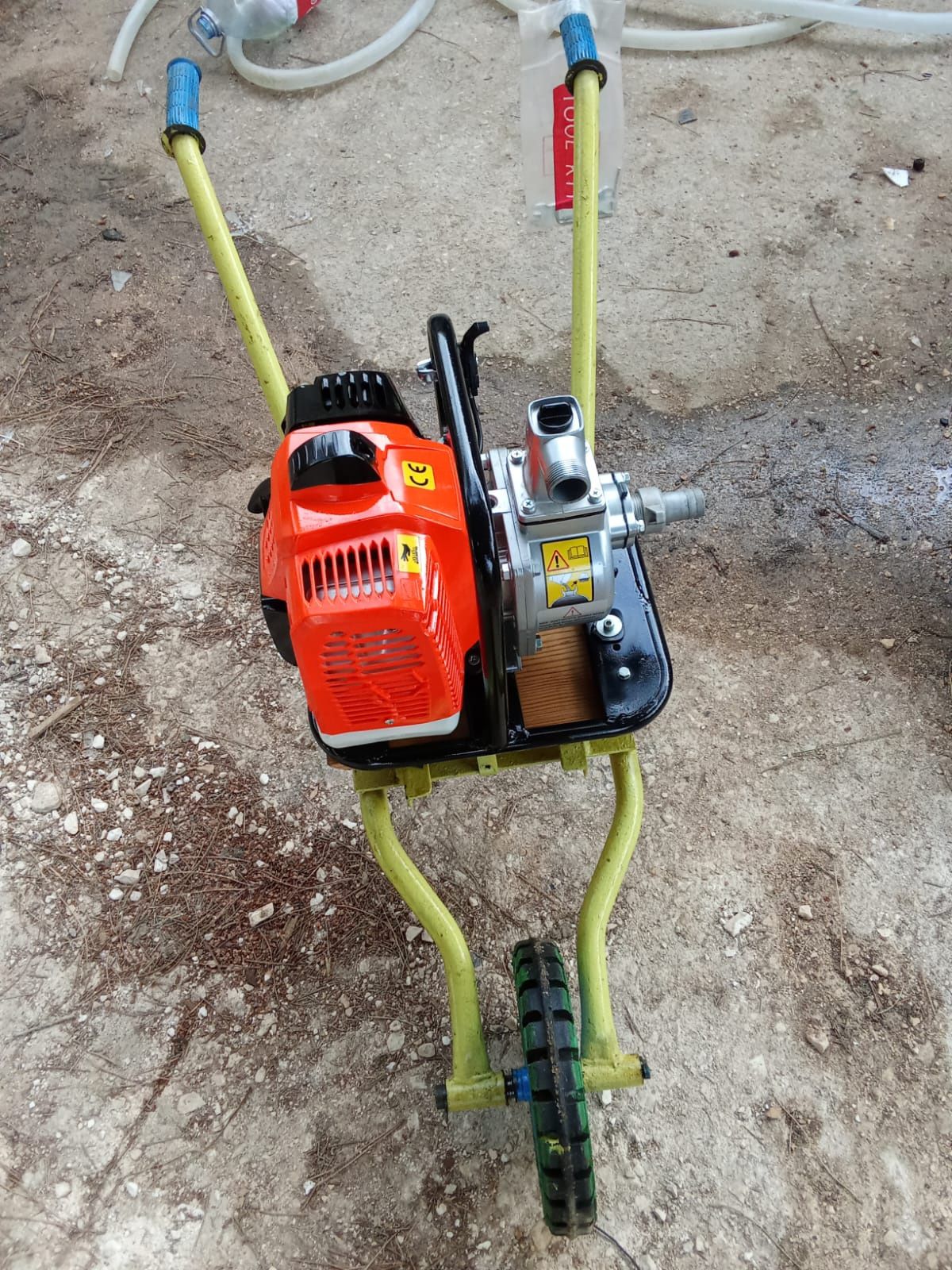 Motor de rega recente
