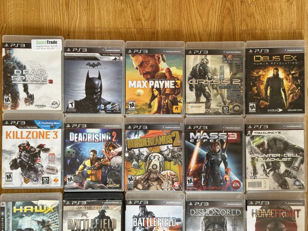 Лот Игр PS3 / PlayStation 3 коллекция/ Dead Space / COD / Killzone
