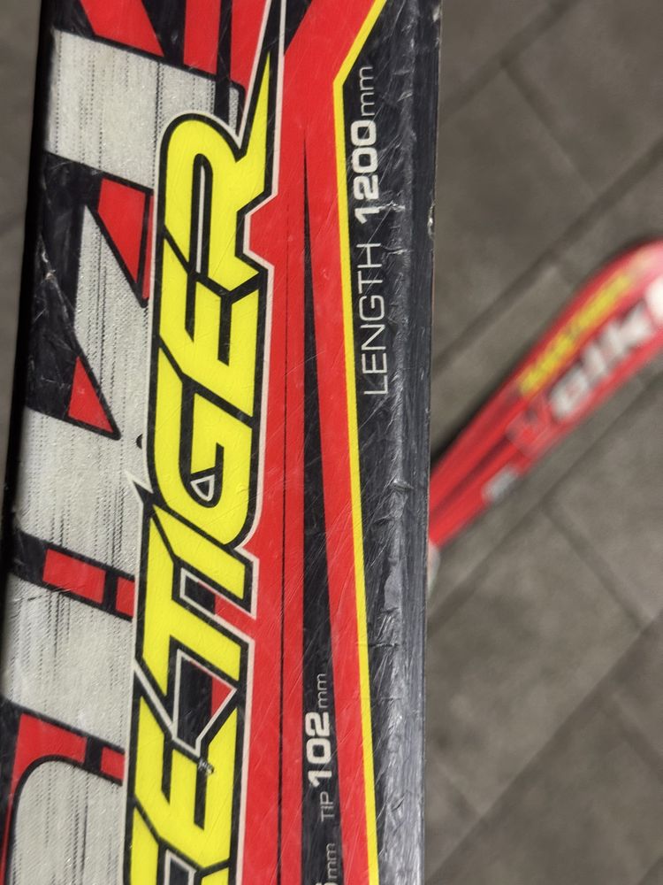 Narty dziecięce 120 cm Volkl + kijki gratis