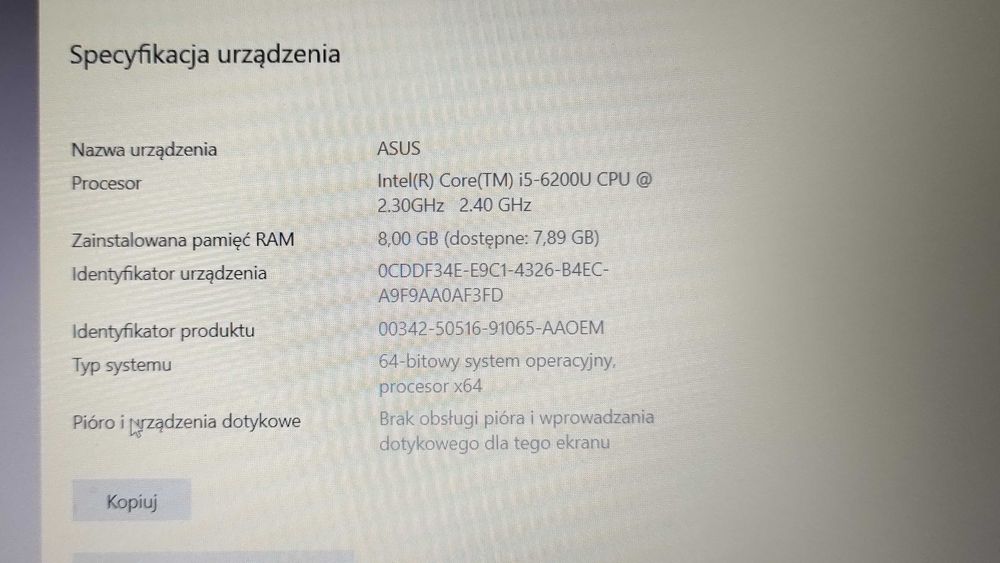 Laptop ASUS P2530U | 8GB | i5-6200U