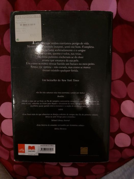 Livro "lua nova" da Saga Twilight de Stephenie Meyer