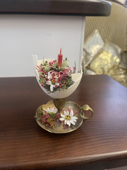 Латунний підсвічник