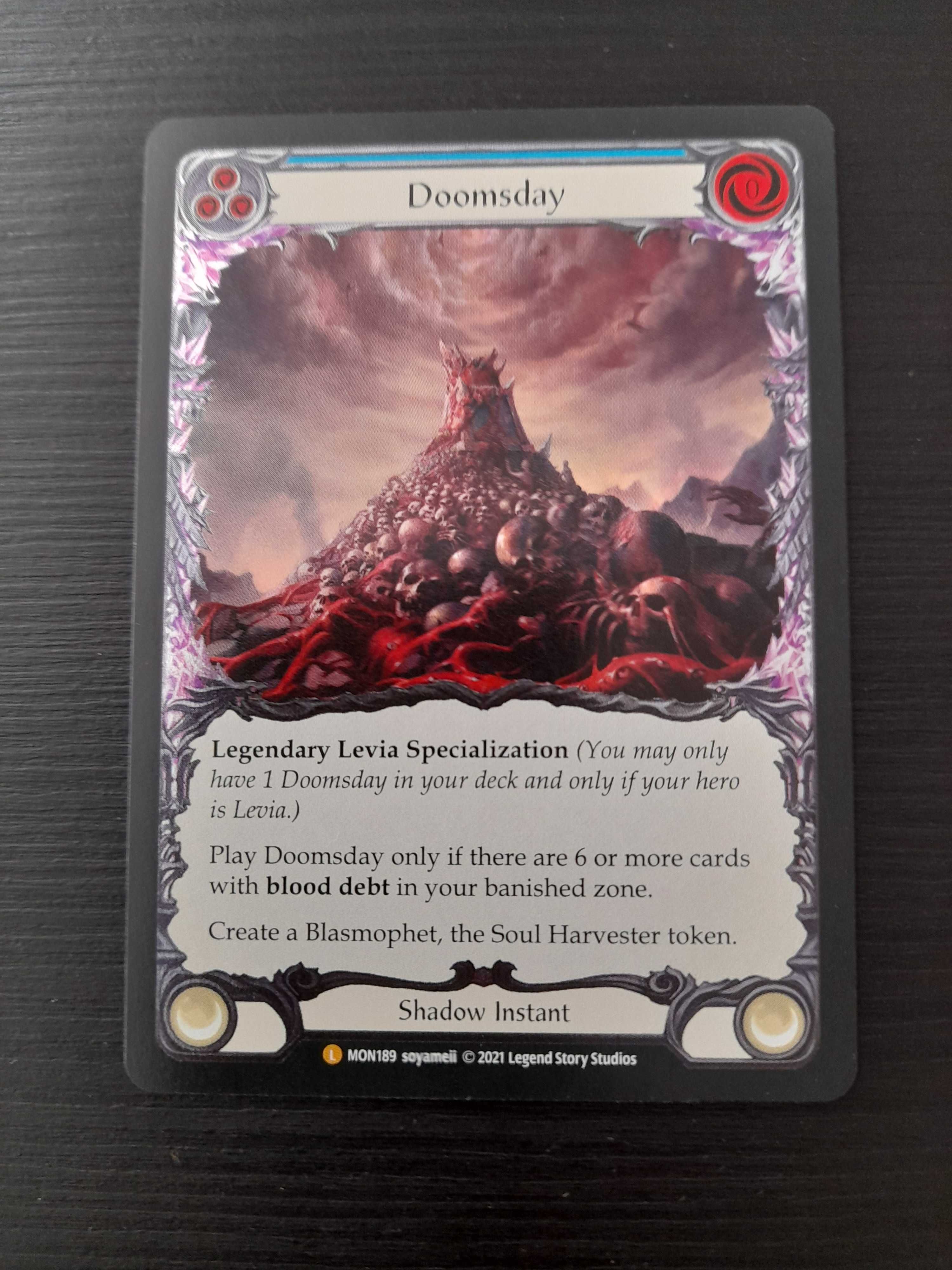 Flesh and Blood TCG cold foil legendary cards