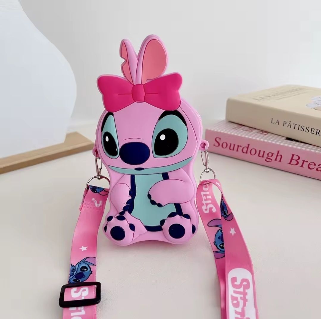 Силиконовая сумка сумочка через плечо стич stitch