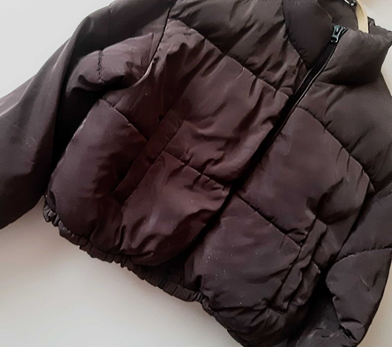 продам теплую куртку-бомбер h&m