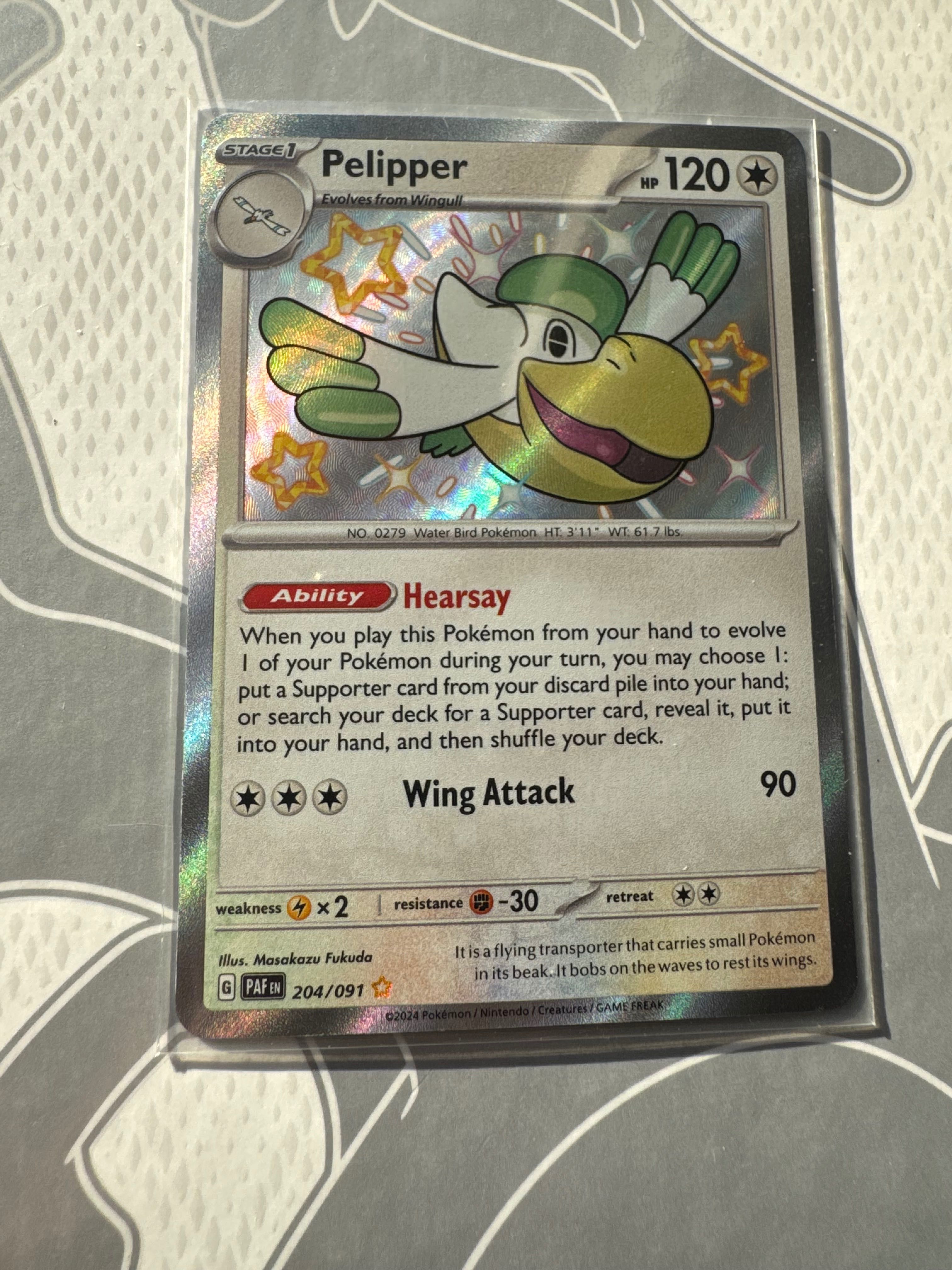 Karta Pokemon TCG Pelipper Shiny
