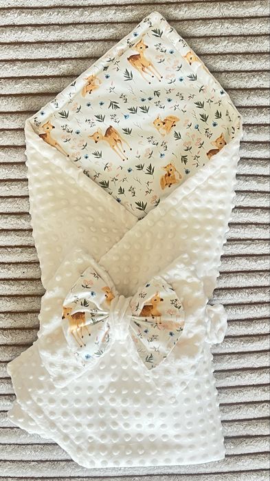 Плед Конверт на выписку Одеяло Детский плед для новорожденного