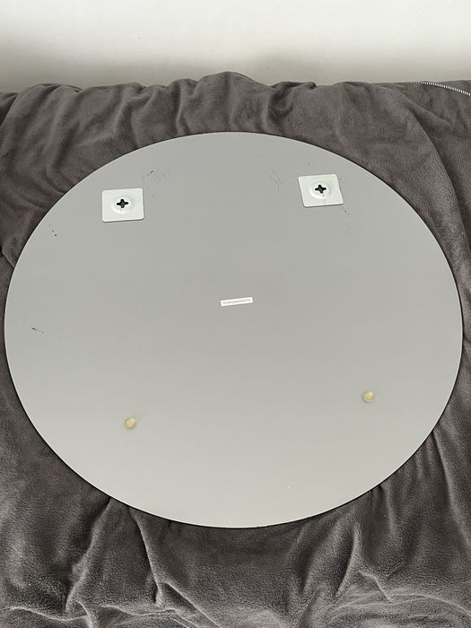 Okrągłe lustro ścienne wiszące przyciemniane 70cm