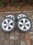Alufelgi kola Oryginalne VW Audi Seat Skoda 5 112 17 cali+ opony lato