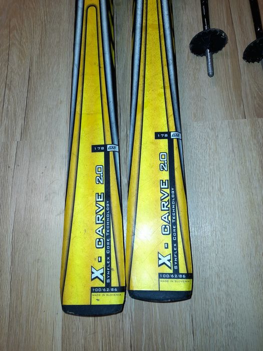 Narty elan x  carve 2.0 długość 170 cm