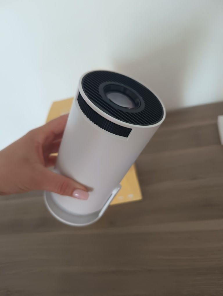 Projektor obrotowy, rzutnik, przenośny, SMART 4K, Bluetooth, do domu,
