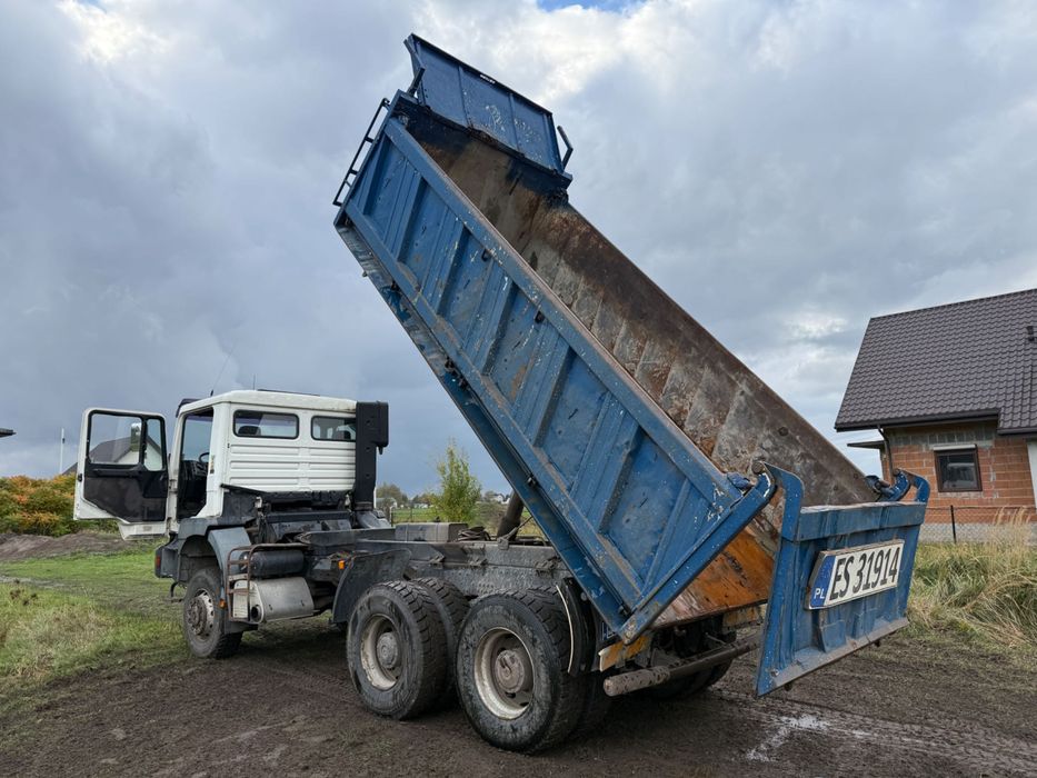 Wywrotka MAN FE 410 WOZIDŁO 3-ośka 2002 r Wywrot 6x6 MEILLER 3 STRONNY
