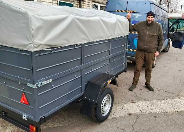 Новий посилений причіп 2500/1300/500 з виробництва Доставка Документи