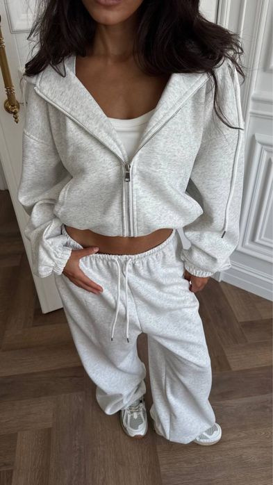 Спортивный костюм женский худи штаны топ кофта зипка zara el milas