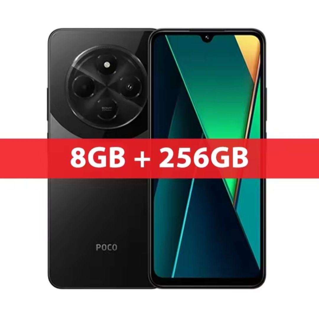 POCO C75 8+8/256Gb Global version black green gold нові з зарядним 33W