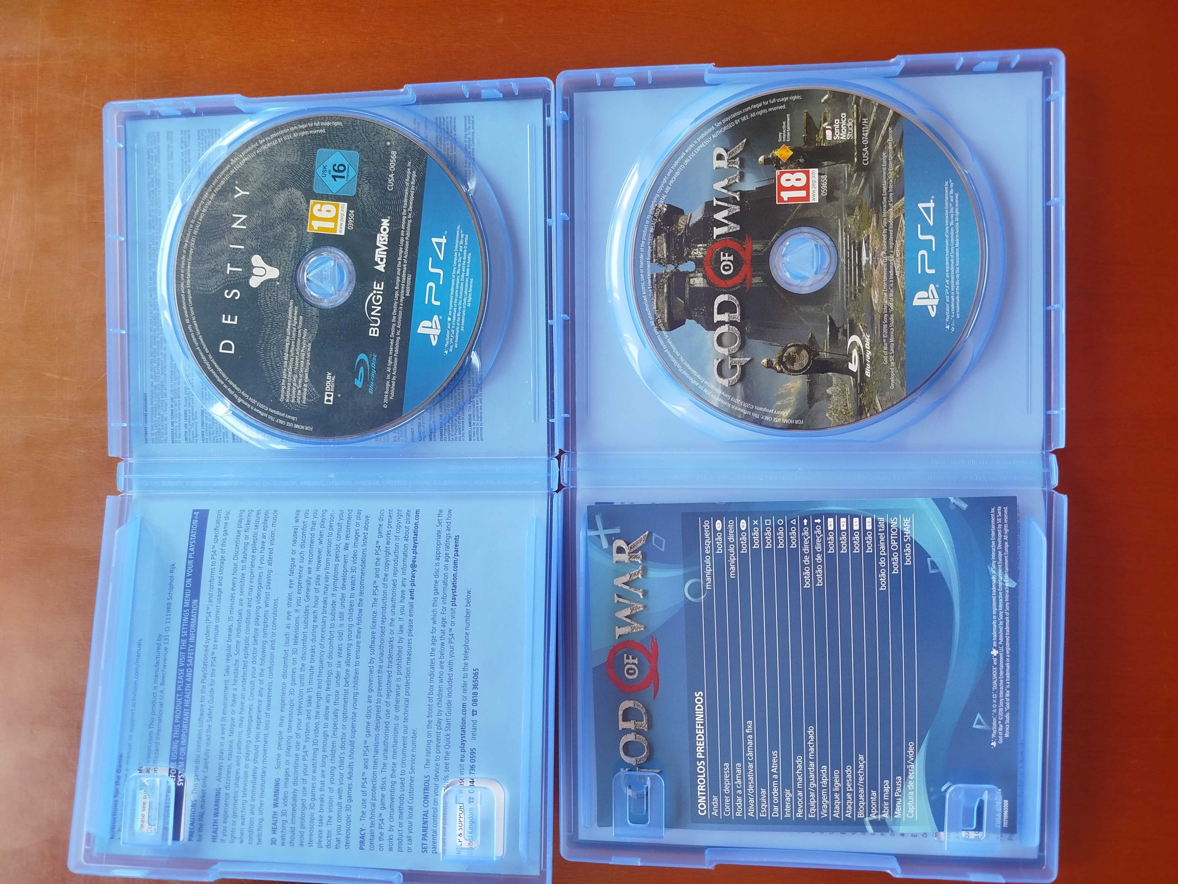 Jogos ps4. Ótimo estado