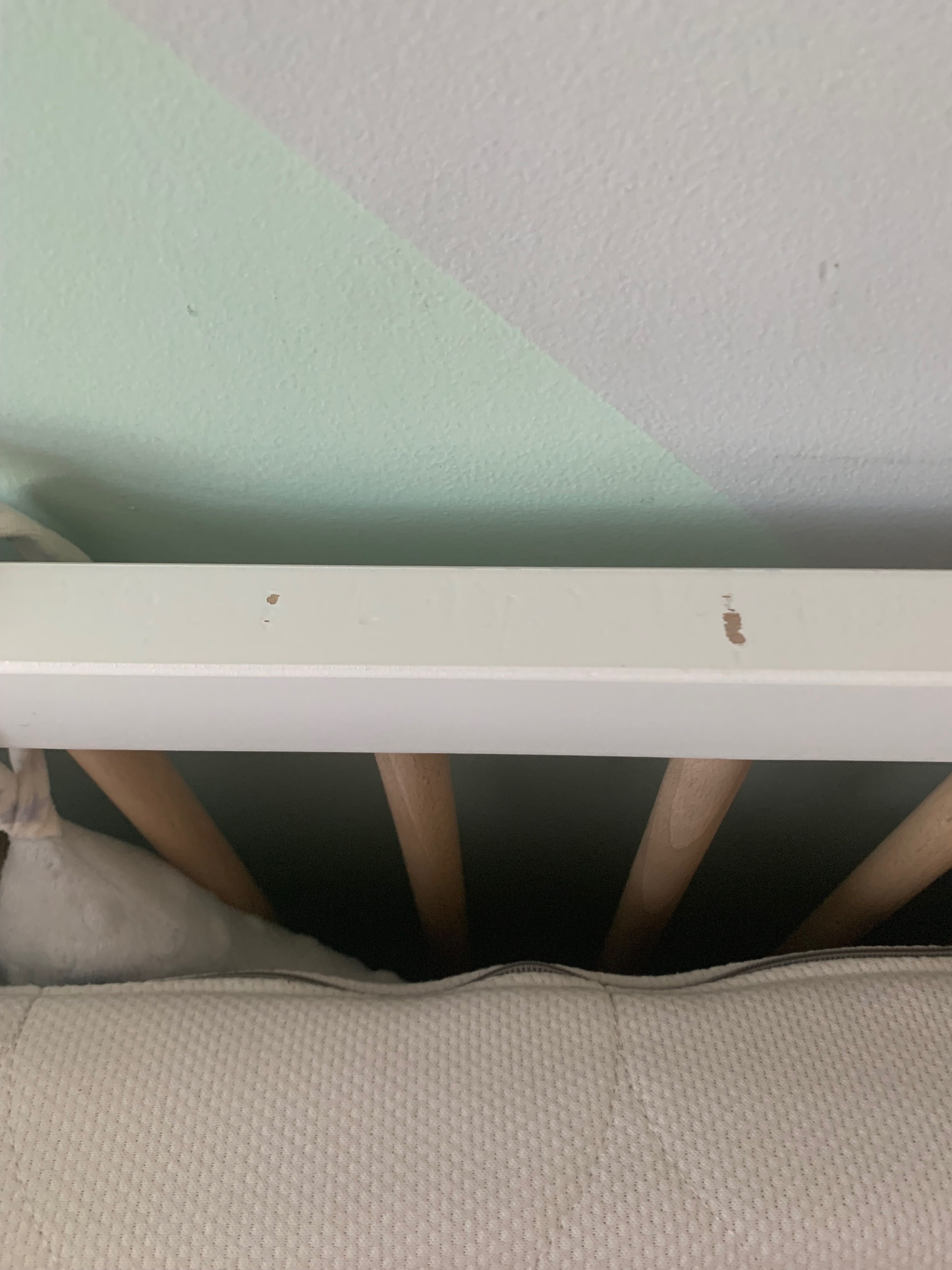 Łóżeczko dziecięce Myllra z Ikea z szufladą + materac jak nowy