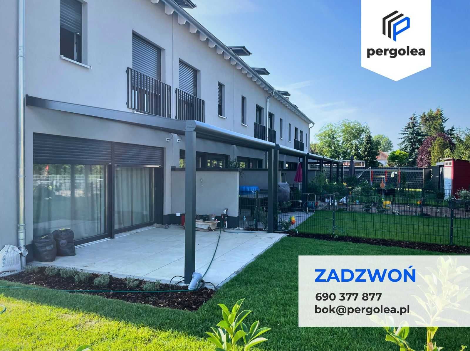 Zadaszenie Tarasu 5x3 z montażem Aluminium + Poliwęglan 16 mm ZAMÓW!