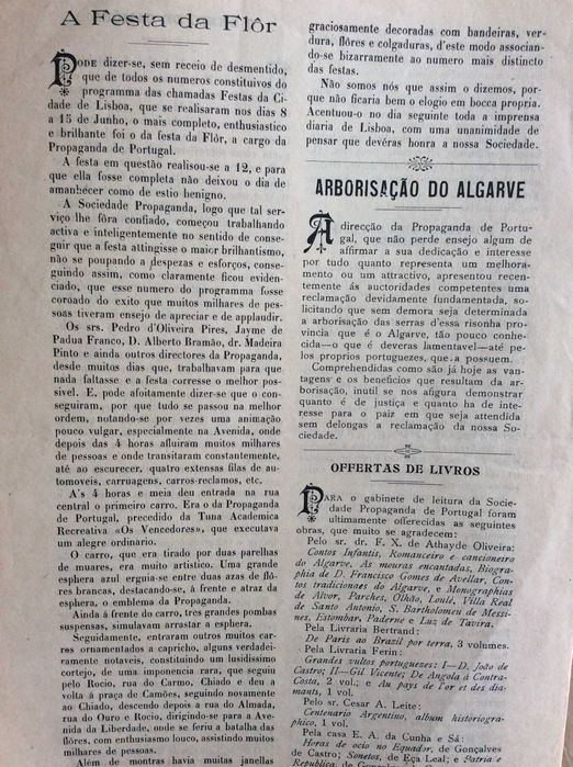 Boletim da Sociedade Propag... A missão Mascuraud em Portugal, outros