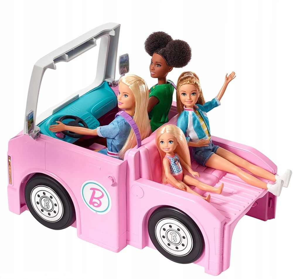 Игровой набор Barbie Кемпер 3 в 1 (GHL93)