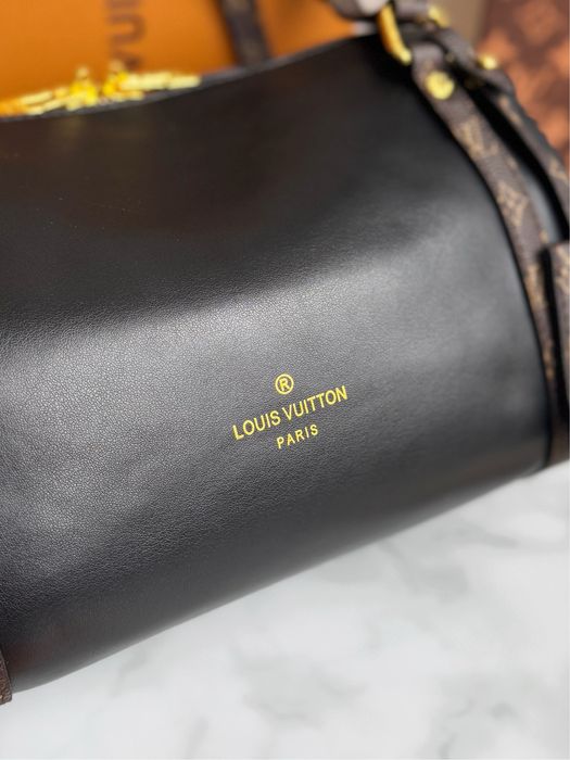 Сумка жіноча чорна Louis Vuitton Express PM шкіряна Speedy луи витон