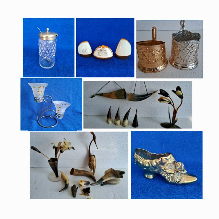 Рог для вина из рога подсвечники ковка стекло мишка сувенир