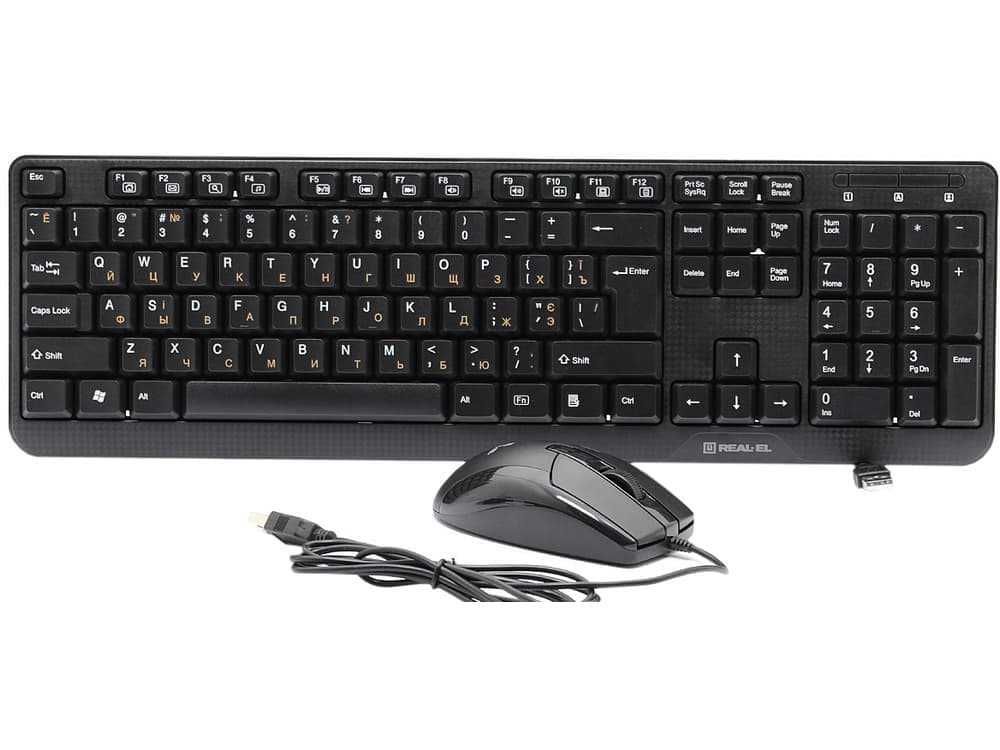 Клавиатура проводная Real-El Standard 500 USB